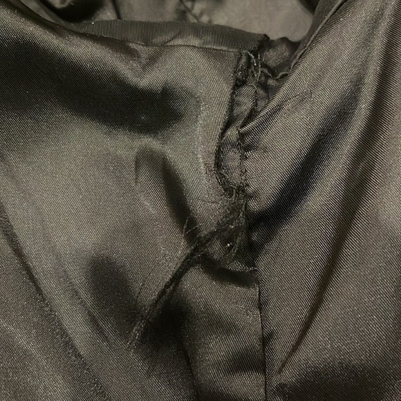 Vintage 90s mossimo long leather coat men’s size large genuine leather - Picture 7 of 14